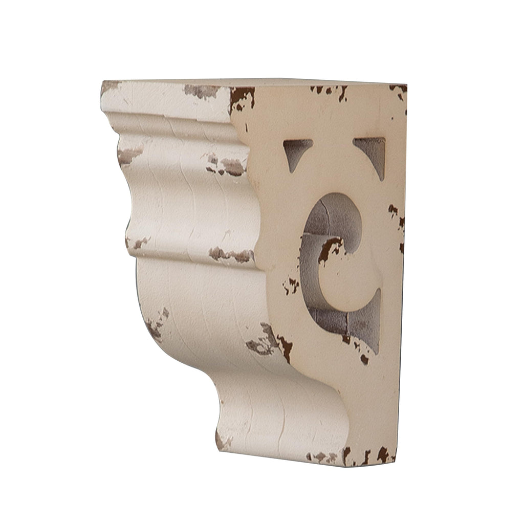 Rustic Shabby Chic Wood Corbels for Shelves, Decorative Shelf Brackets