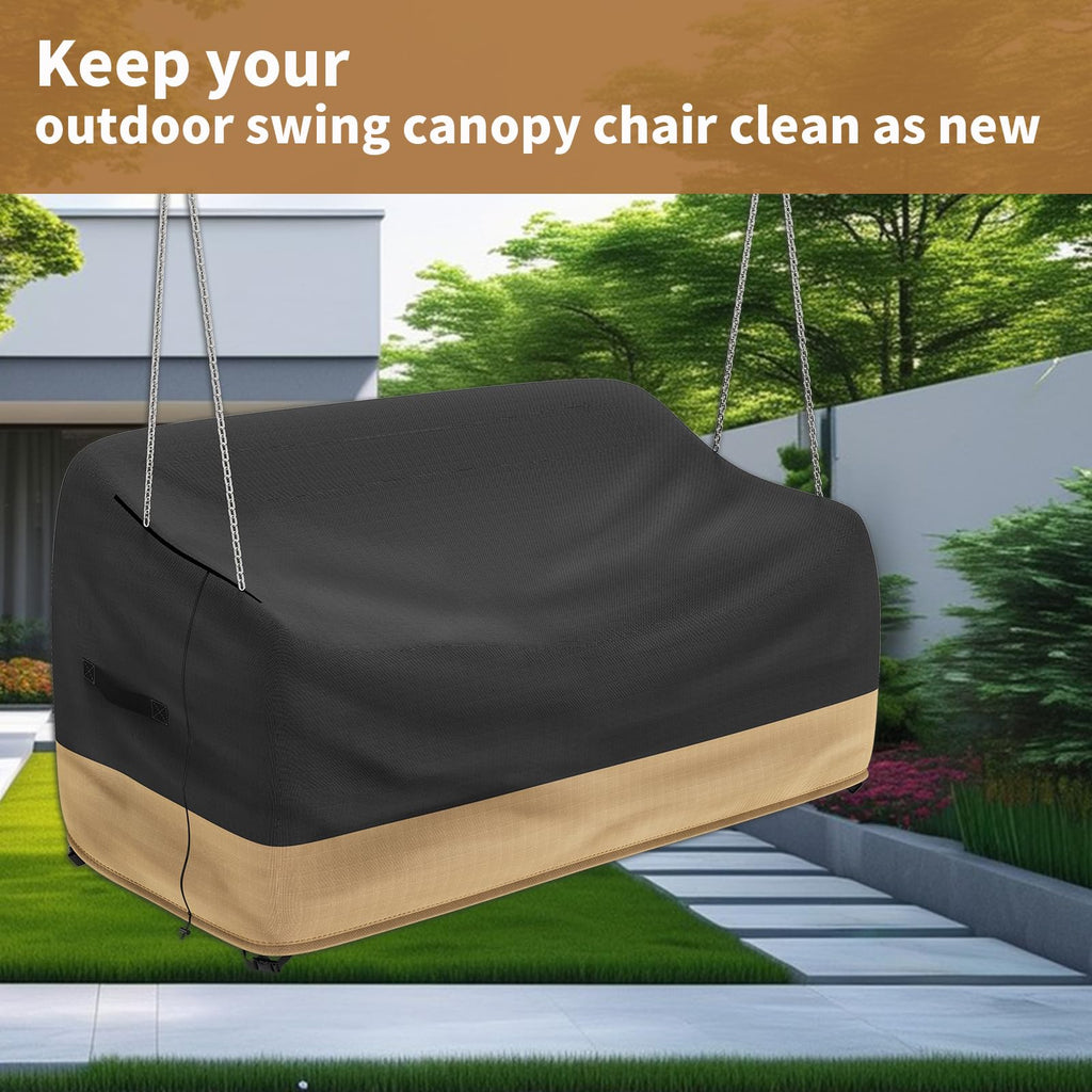 Hanging Porch Swing Cover Waterproof Outdoor Swing Chair Covers Tear Resistant Patio Swing Cover Replacement All