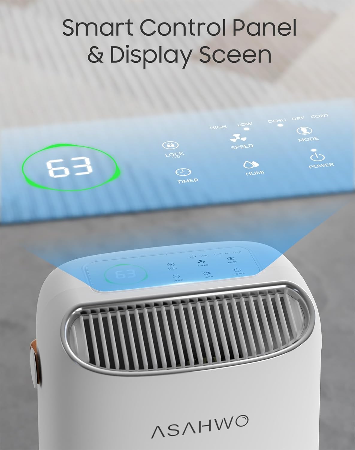 Dehumidifier for Basement,Home,Bathroom,Bedroom 45 pint/Day 4500 Sq ft Dehumidifiers with Drain Hose