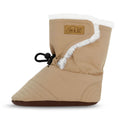 Stay-Put Winter Baby Booties (Soft Brown, S)