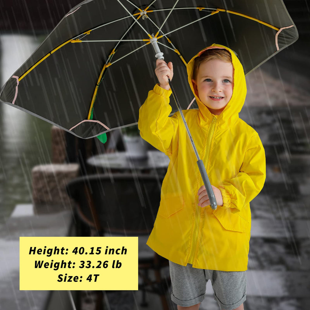 Toddler Baby Boy Girl Duck Raincoat Cute Cartoon Hoodie Zipper Coat Outfit