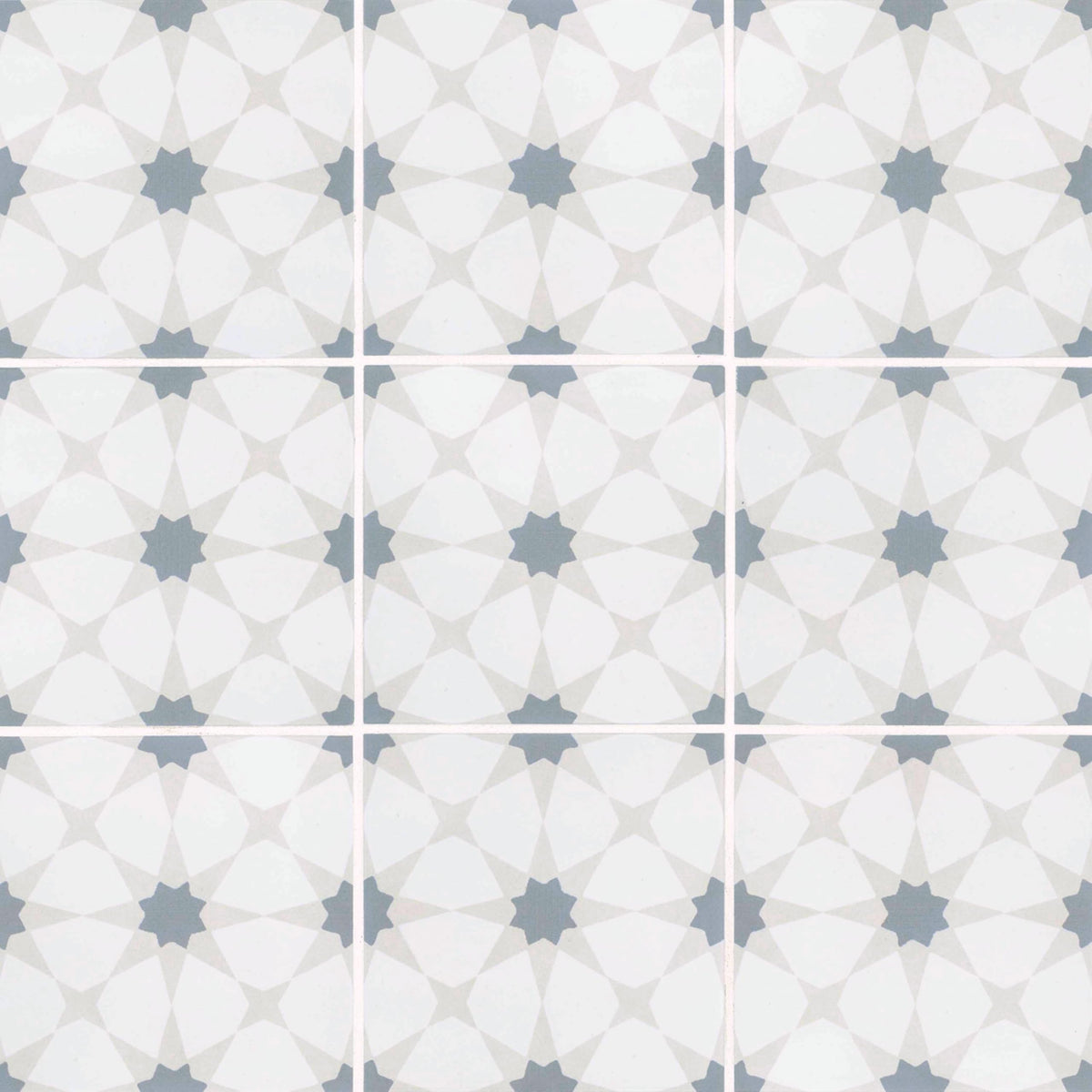 Porcelain Wall Tile | Zoudia Encaustic | 8" x 8"