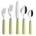 Silverware Set Stainless Steel Colorful Tableware Kitchen Flatware Set Utensils, Includes Dinner Knives, Forks