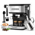 20 Bar Espresso Machine Stainless Steel Cappuccino Machines