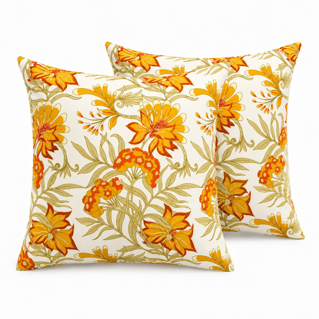 Waterproof Outdoor Throw Pillows with Inserts 18 x 18 Inch