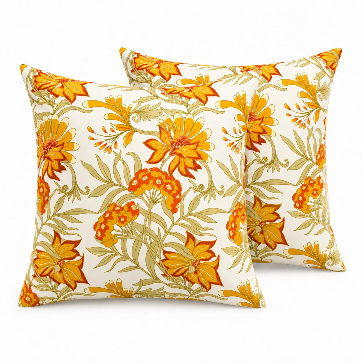 Waterproof Outdoor Throw Pillows with Inserts 18 x 18 Inch