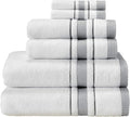 Bath Towels Set - Luxury 6-Piece Cotton Towels, Soft Absorbent & Quick Dry, 600 GSM Bath Towels Spa Quality