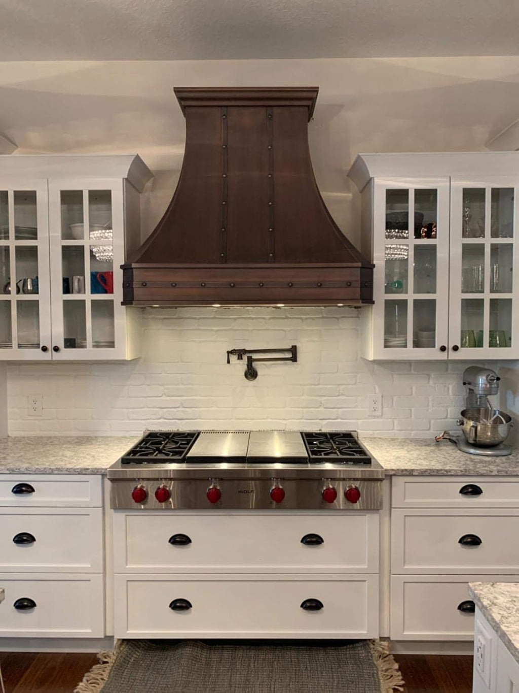 36 Inch Copper Wall Mount Range Hood