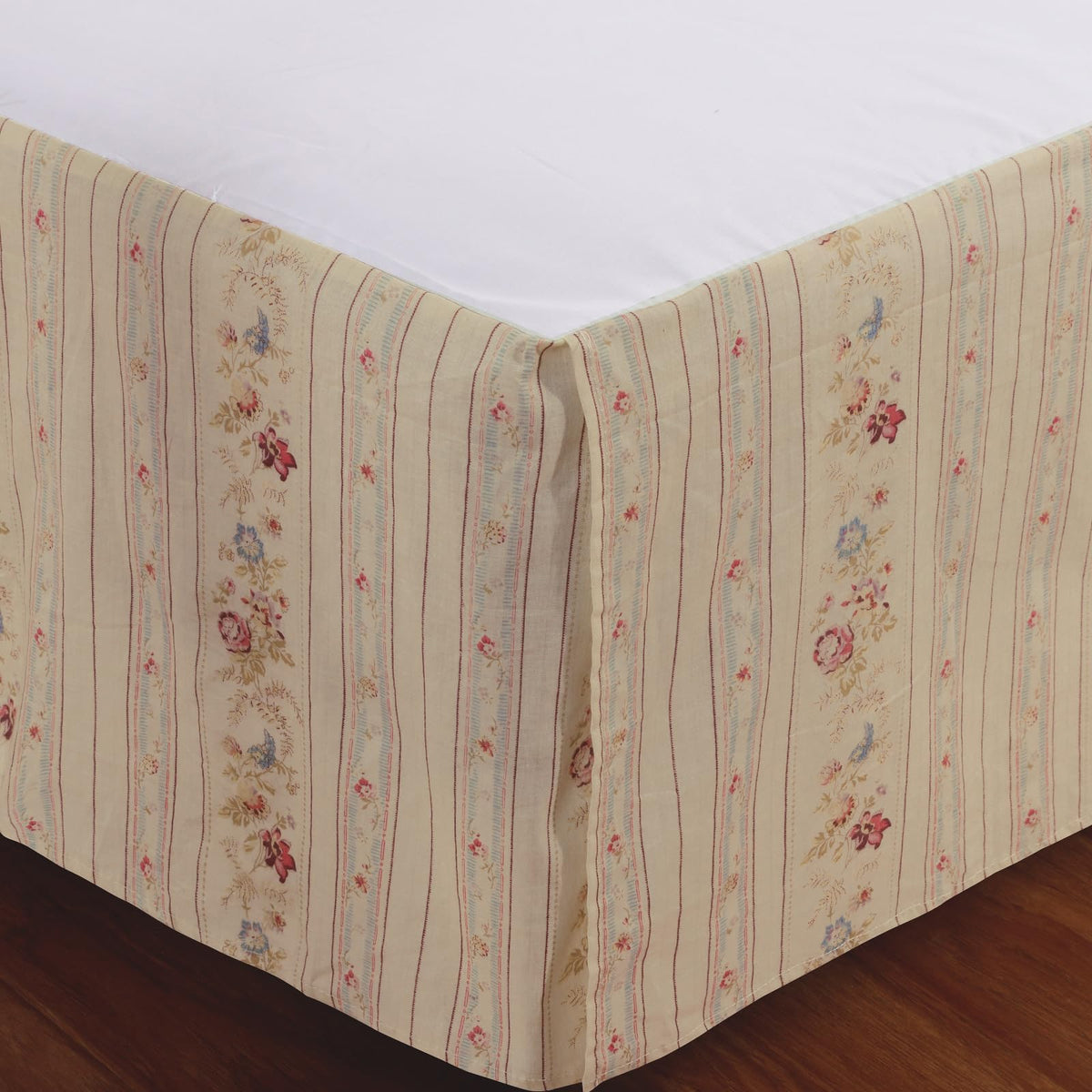 Antique Rose 100% Cotton Bed Skirt