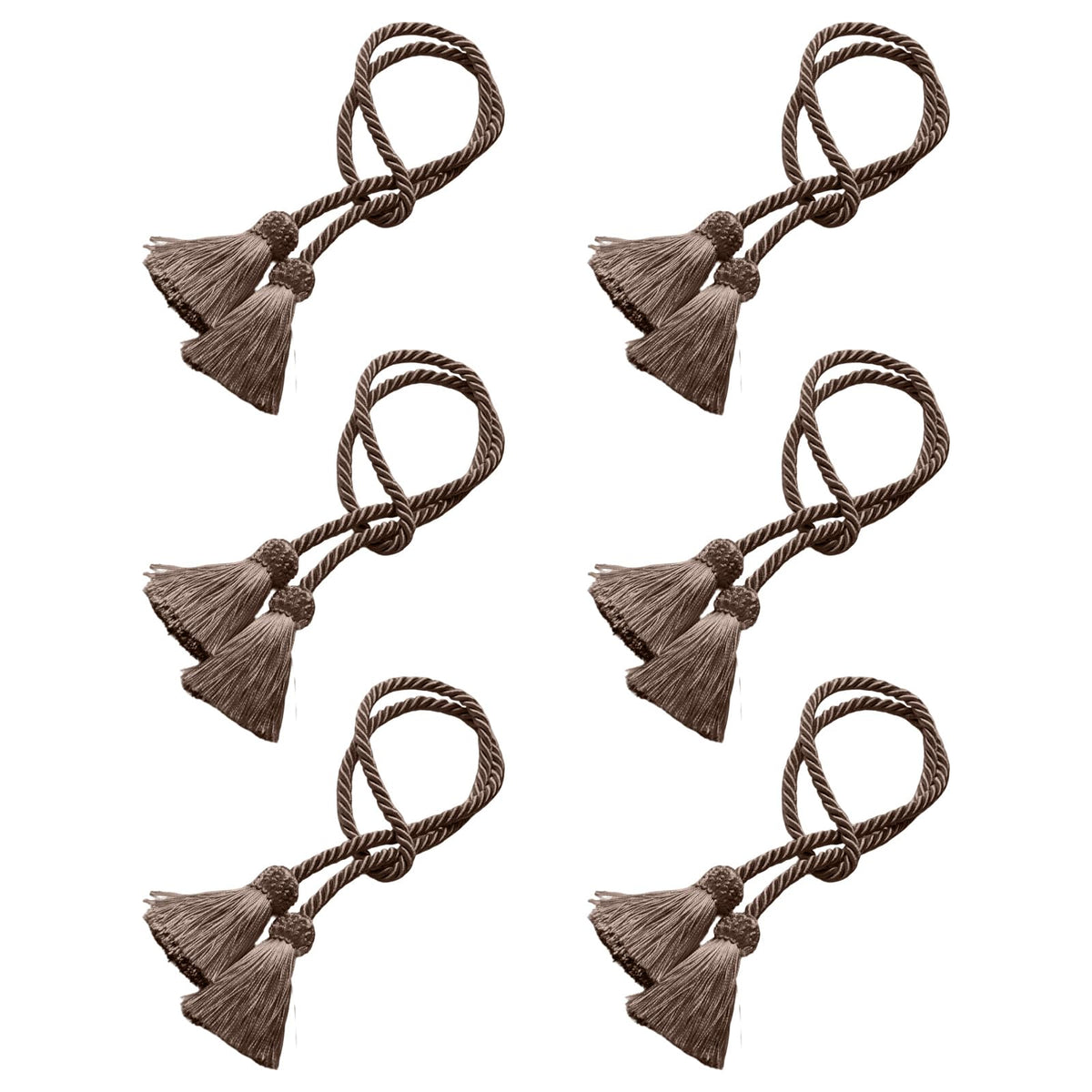 Curtain Tiebacks Handmade Decorative Curtain Holdbacks Rope with Tassel Curtain Pendant Rope Adjustable Ties Door