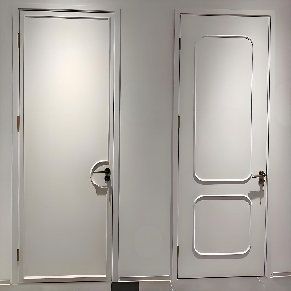 20FT Peel and Stick Door Trim, Flexible TPE Molding for Door Makeover