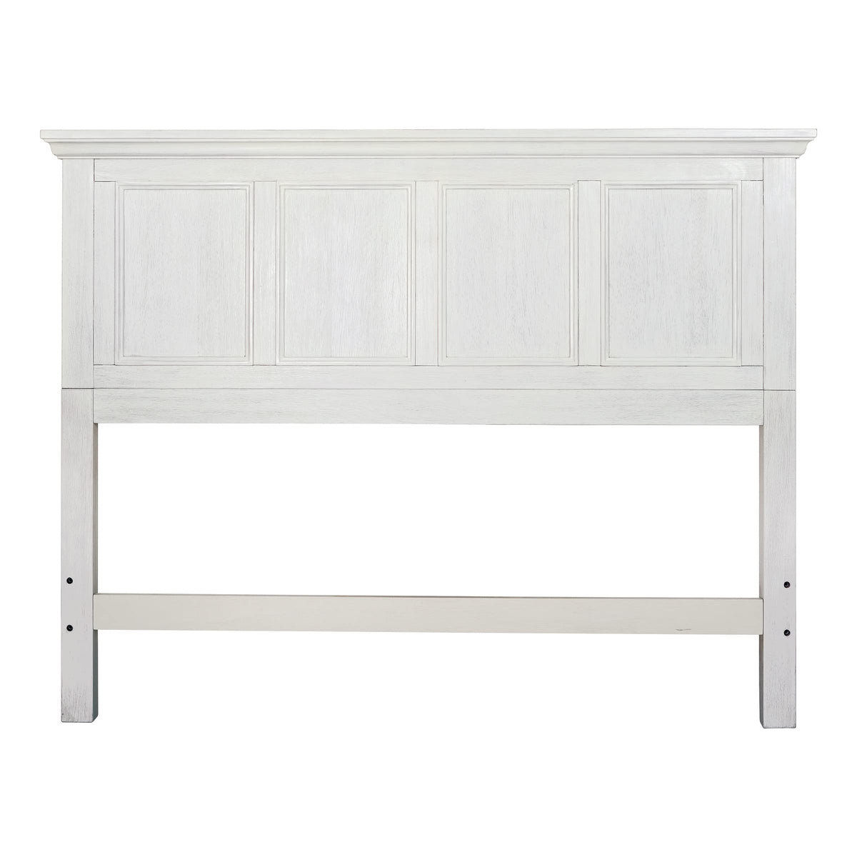 Farmhouse Basics Queen Headboard Only, Rustic White Finish