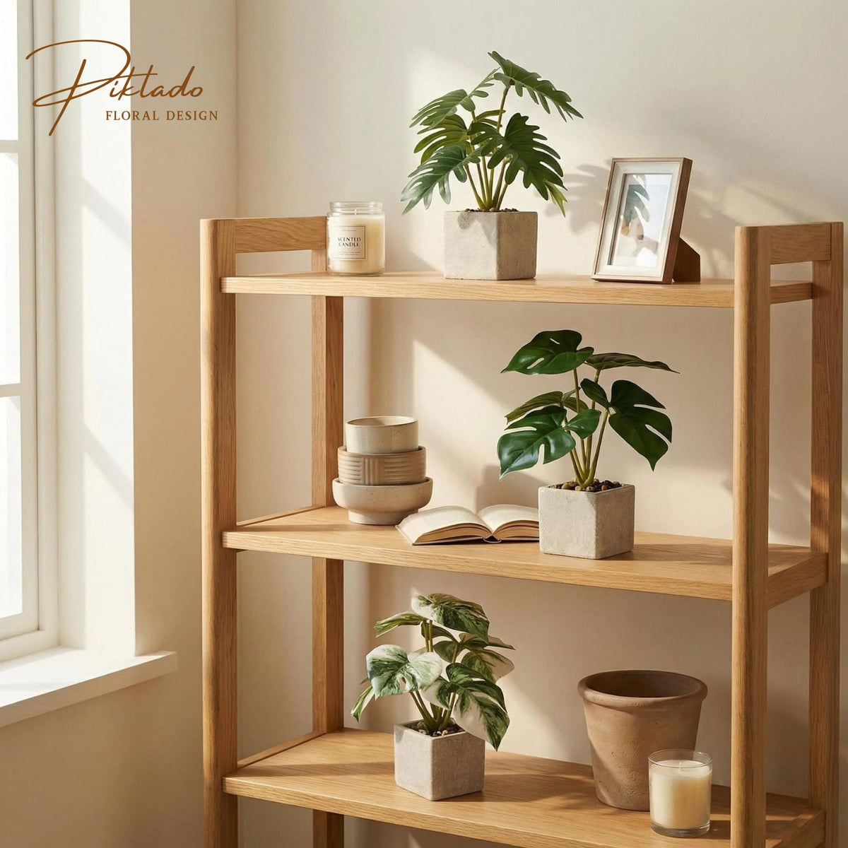 3‐Pack Small Artificial Potted Plants, Mini Fake Plants for Desk Shelf