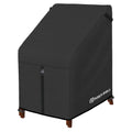 Patio Stackable Chair Cover 27W x 36D x 46H inch, Black