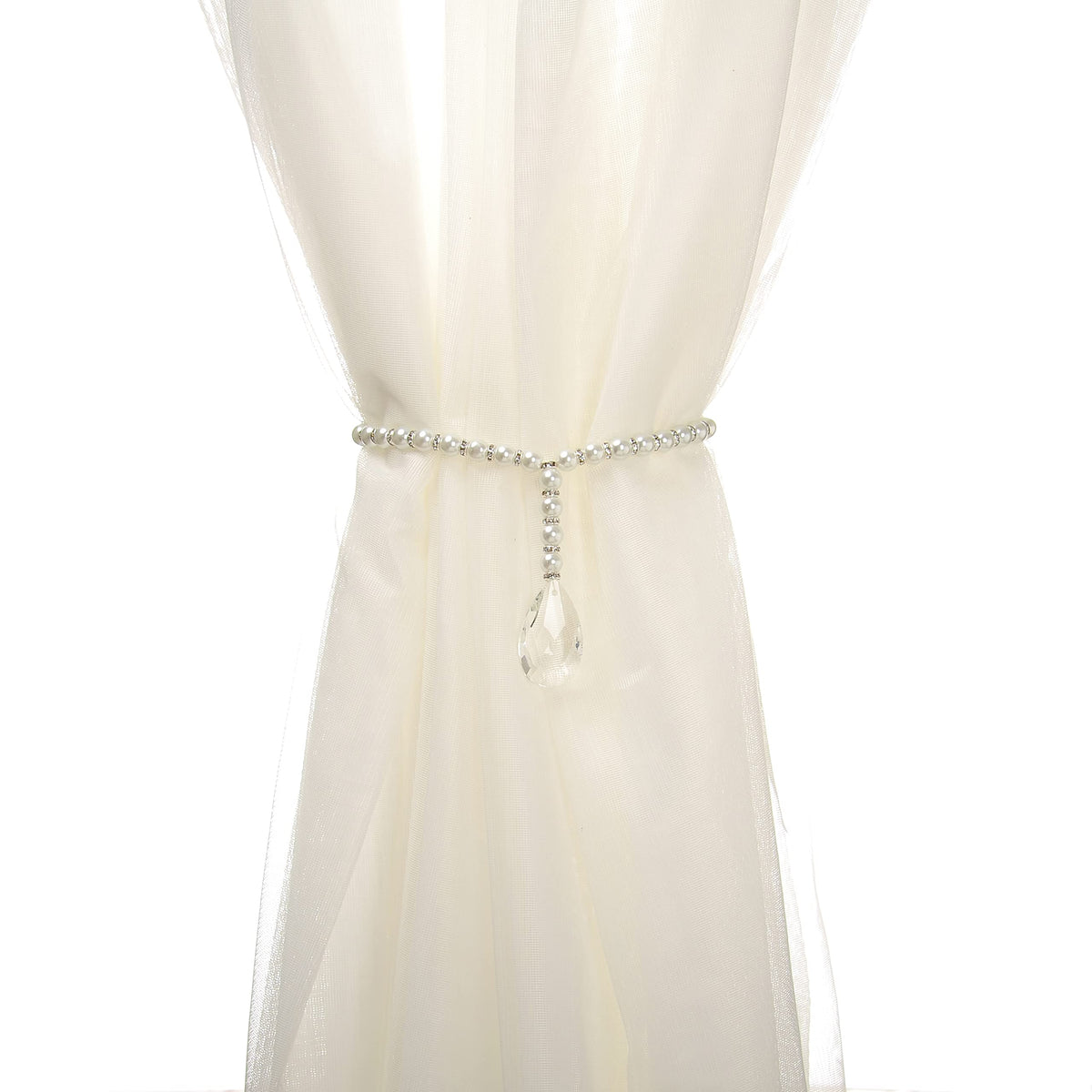 Luxury Pearl Beaded Magnetic Curtain Tieback, Pearl