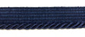 Small Twisted Cord w/Lip Piping Trimming - 8 Yards - Many Colors! (Navy)