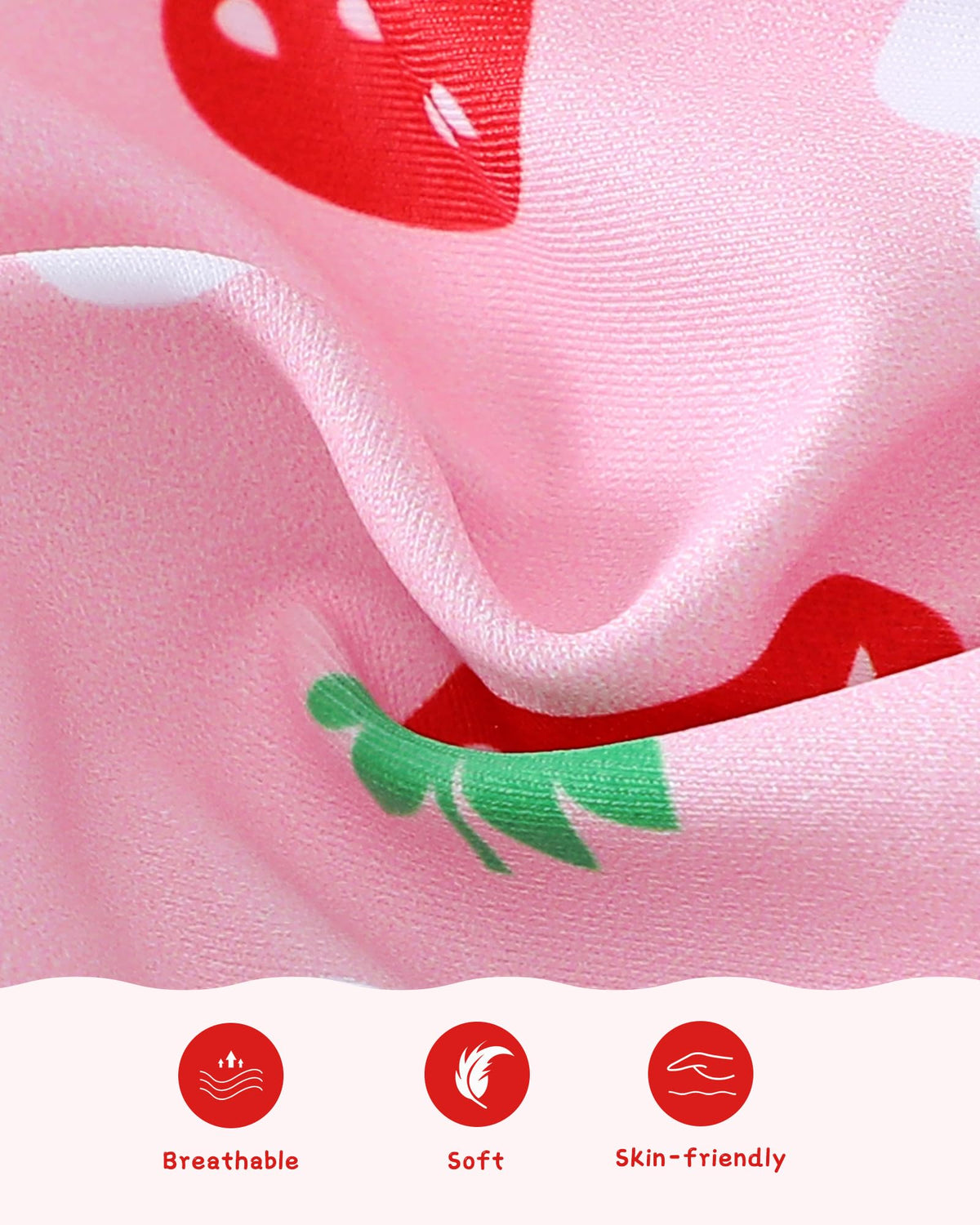 Toddler Girl Bathing Suit Infant Baby Girl Swimsuit 2 Piece Red Strawberry Baby Girl's Bikini Summer