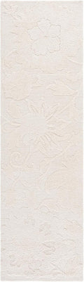 Blossom Area Rug - 10' x 14', Green & Red, Handmade Wool, Floral Design