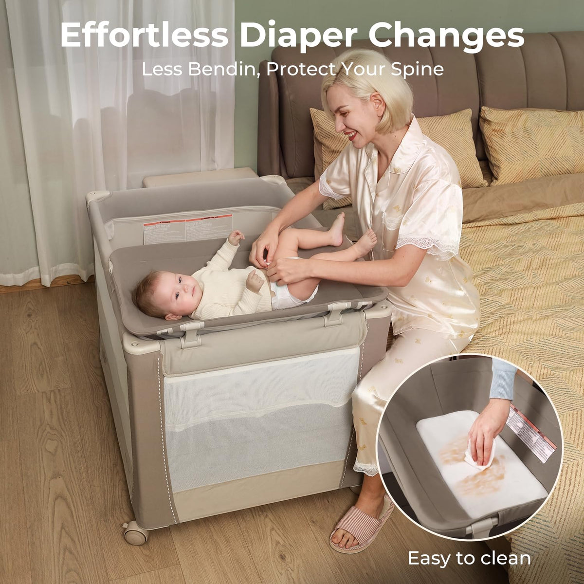 Deluxe Play Yard with Bassinet & Changing Table
