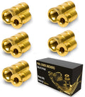 Brass Pool Cover Anchors, 5 Pack Fits 3/4" Concrete & Paver Deck