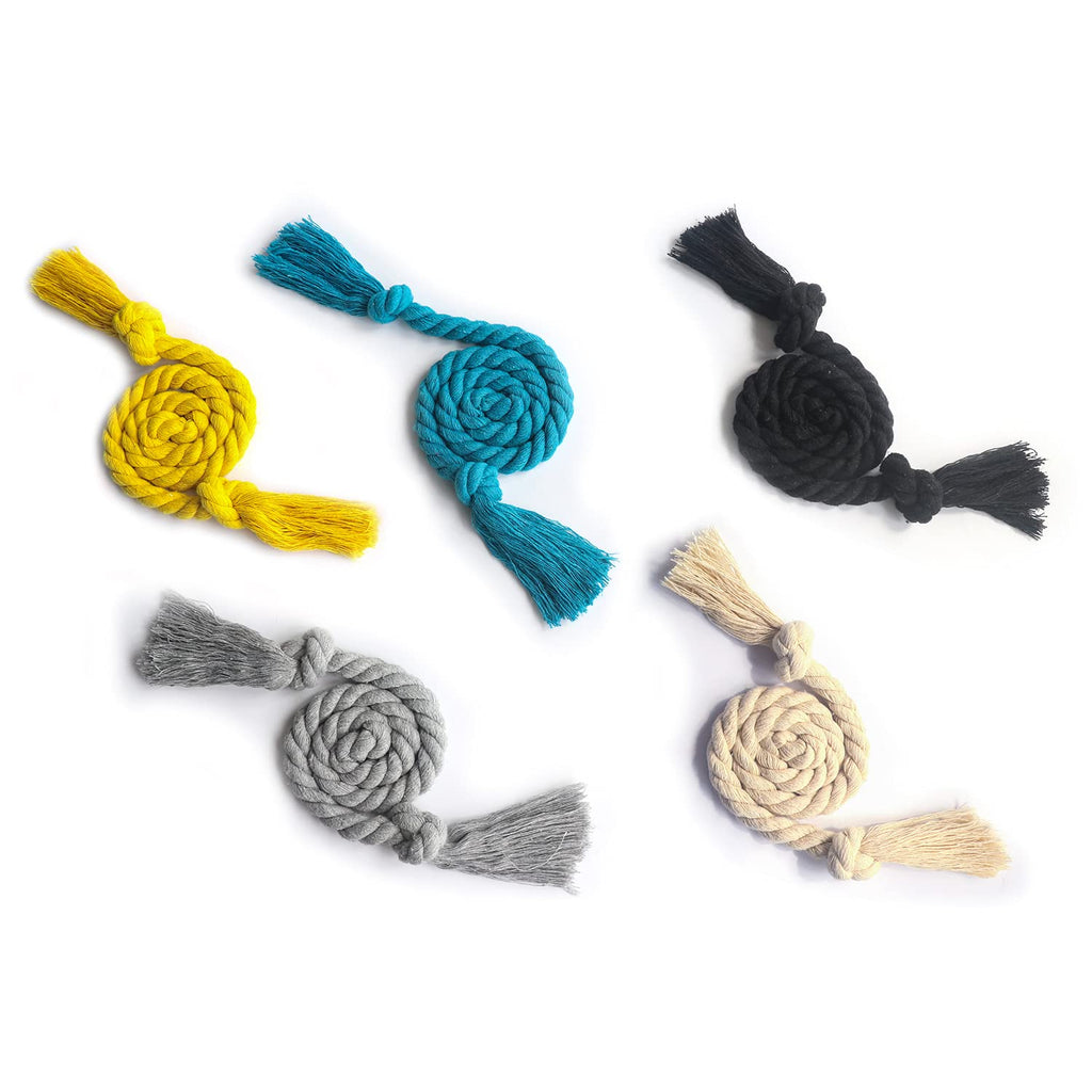 Curtain Ties Rope, Outdoor Curtain Tiebacks Gazebo Pergola Cabana, Natural Cotton Curtain Holders, Village - 8 Pack