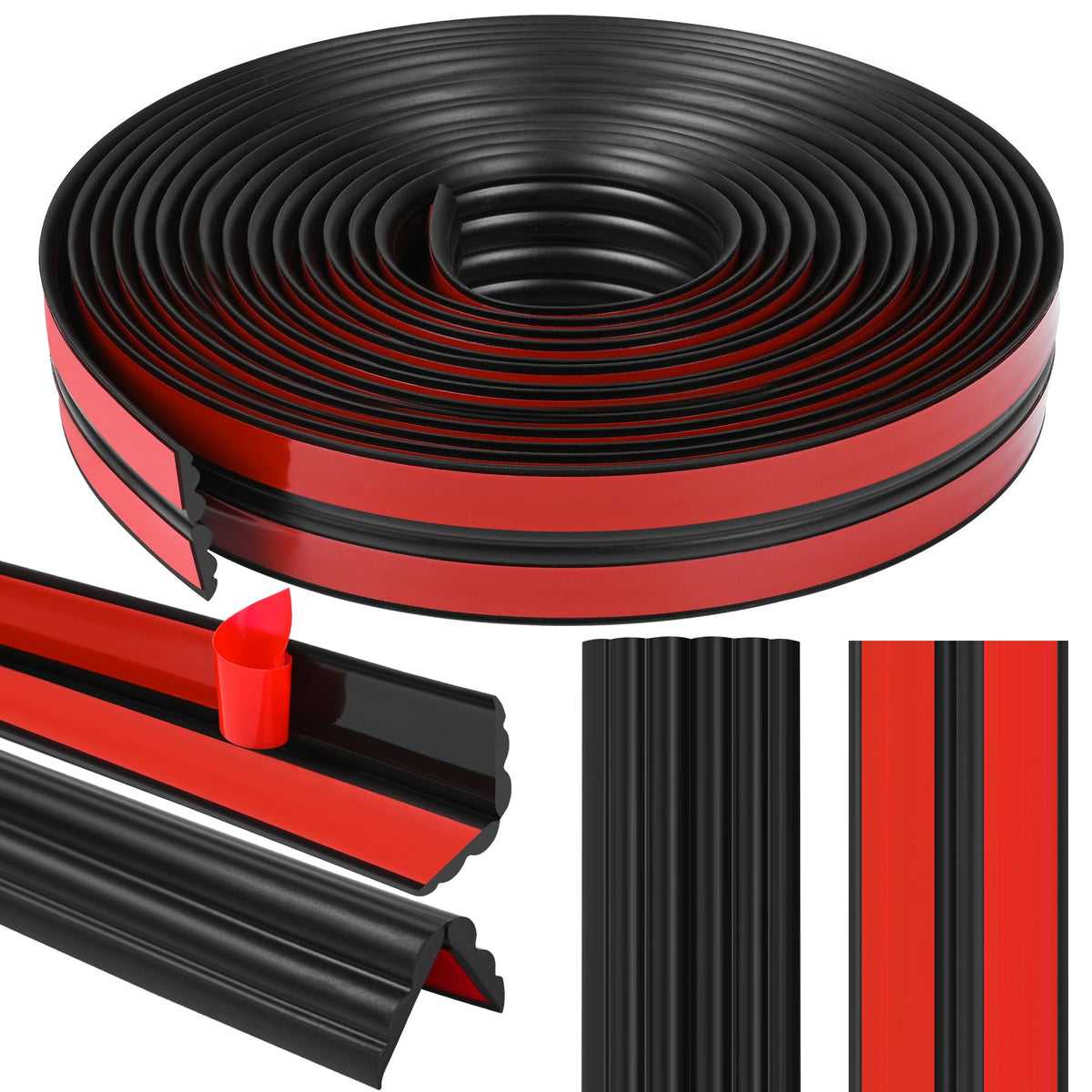 Corner Trim Molding Peel and Stick 1.6 in x 20 Ft Flexible Ceiling Trim Moulding Self Adhesive Corner Wall Edge