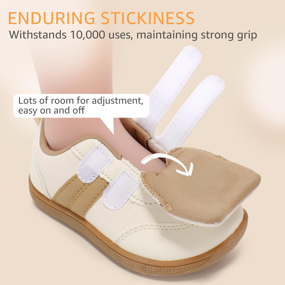 Toddler Shoes Barefoot Sneakers Beige Brown T9