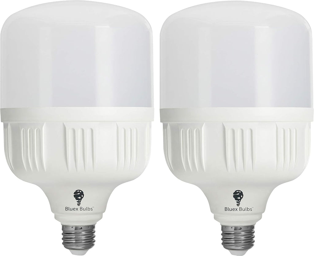 2 Pack BlueX 300W Bulb - 350W Bulb Equivalent, 40W LED Corn Light Bulb Cool White 5000K E26 Base 4000 Lumens 300 Watt