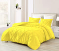 5 Piece Luxury Diamond Ruffle Comforter Set Premium Super Soft 500 GSM All Season Pintuck 1000 Thread Count, 100%