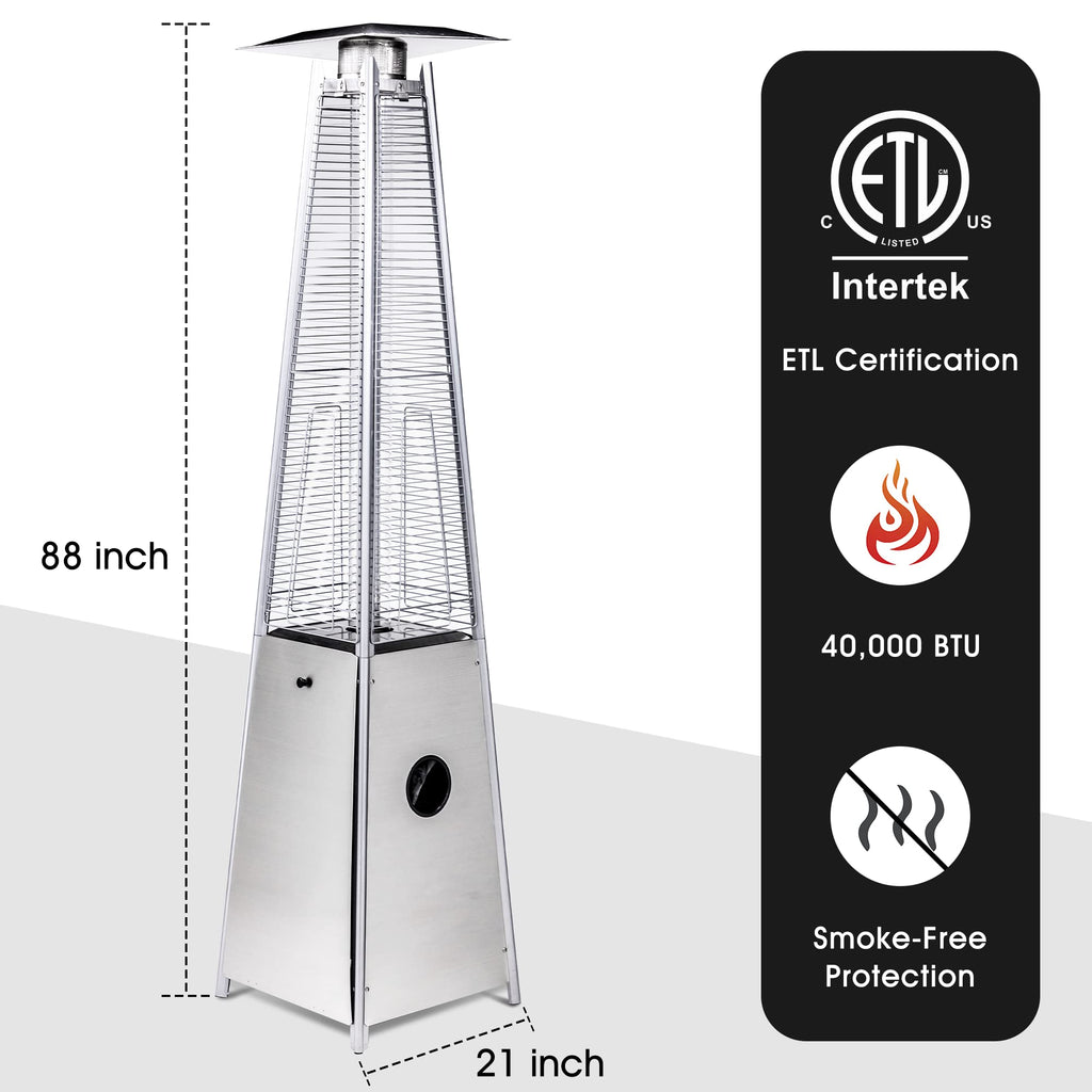 Quartz Glass Tube Patio Heater, Outdoor Heater