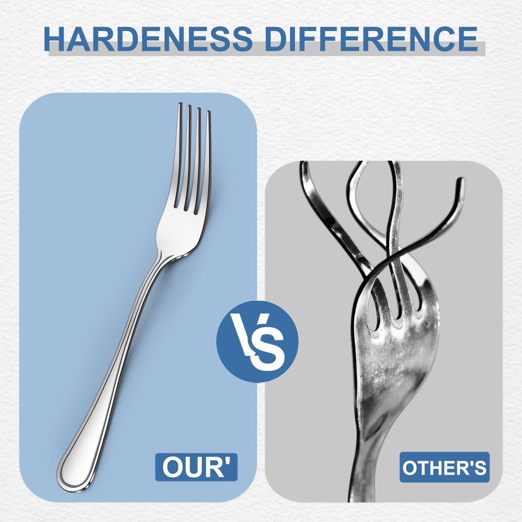 Silverware Set for 4-20 Piece Stainless Steel Flatware Set Including Spoons, Forks, Knives, Mirror Polished Flatware