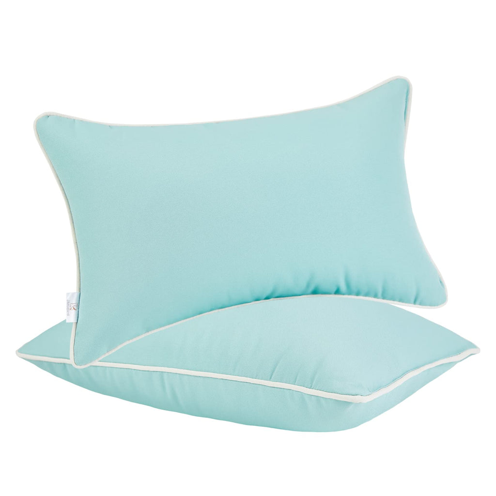 Outdoor Pillows 12x20 Outdoor Lumbar Pillow Covers with Insert