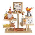 Fall Decorations Indoor, Tabletop 8PCS Fall Tiered Tray Decor Set