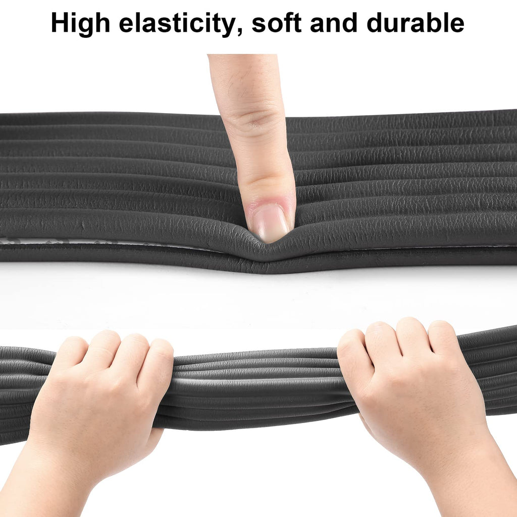 Baby Proofing Edge Corner Protector, 16.4 ft Edge Guards Padding with 3M Adhesive, Extra-Wide Soft NBR Rubber Foam