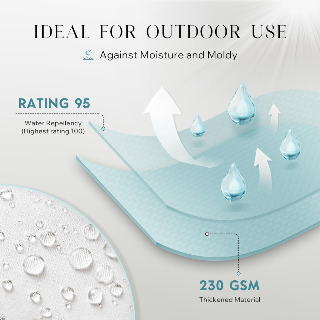 Outdoor Pillows Waterproof 20x20 Outdoor Pillow Inserts 2 Pack