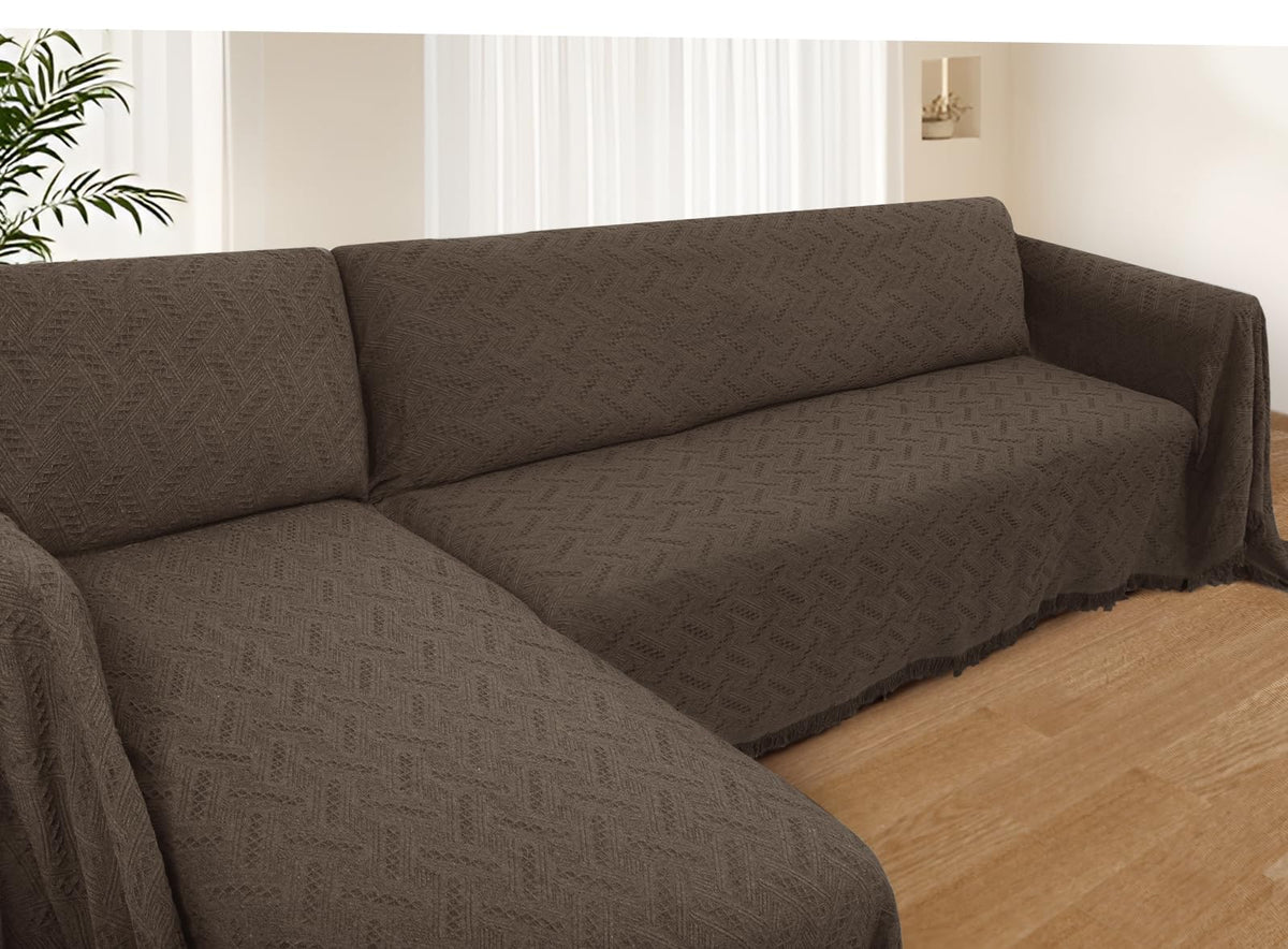 Sectional Couch Covers for Sectional Sofa L Shaped Couch Cover Blanket 2 Pieces Sofa Covers Sectional Couch Cover L