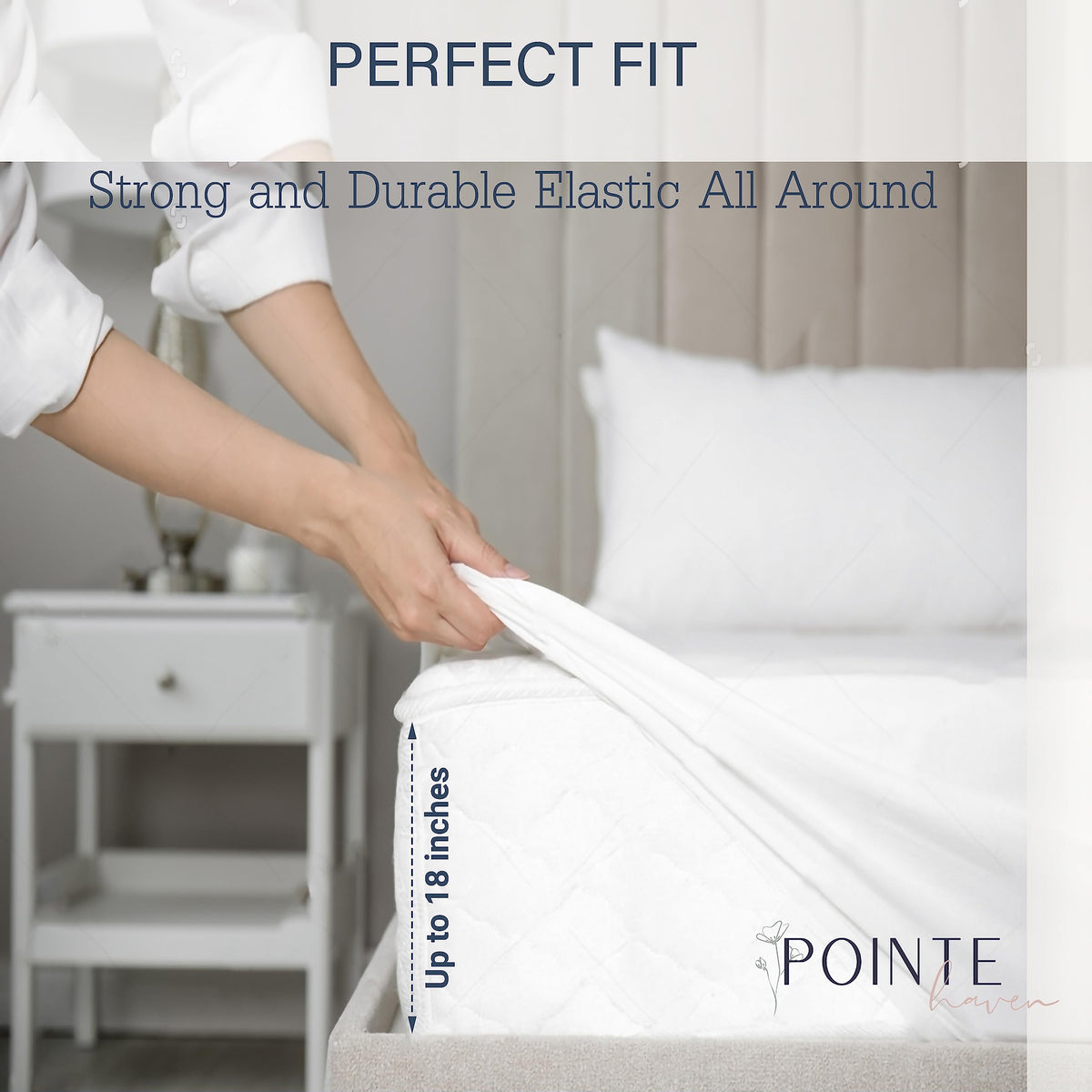 100% Cotton Percale Sheets - Printed Bed Sheet & Pillowcase Sets - Soft Cotton Bed Sheets Set - Fits Mattress 18