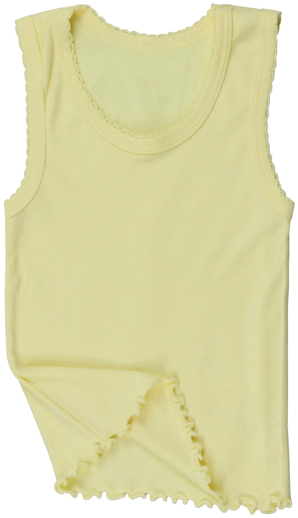 Girls' 4 Pack Ruffle Hem Tank Tops - Pastel