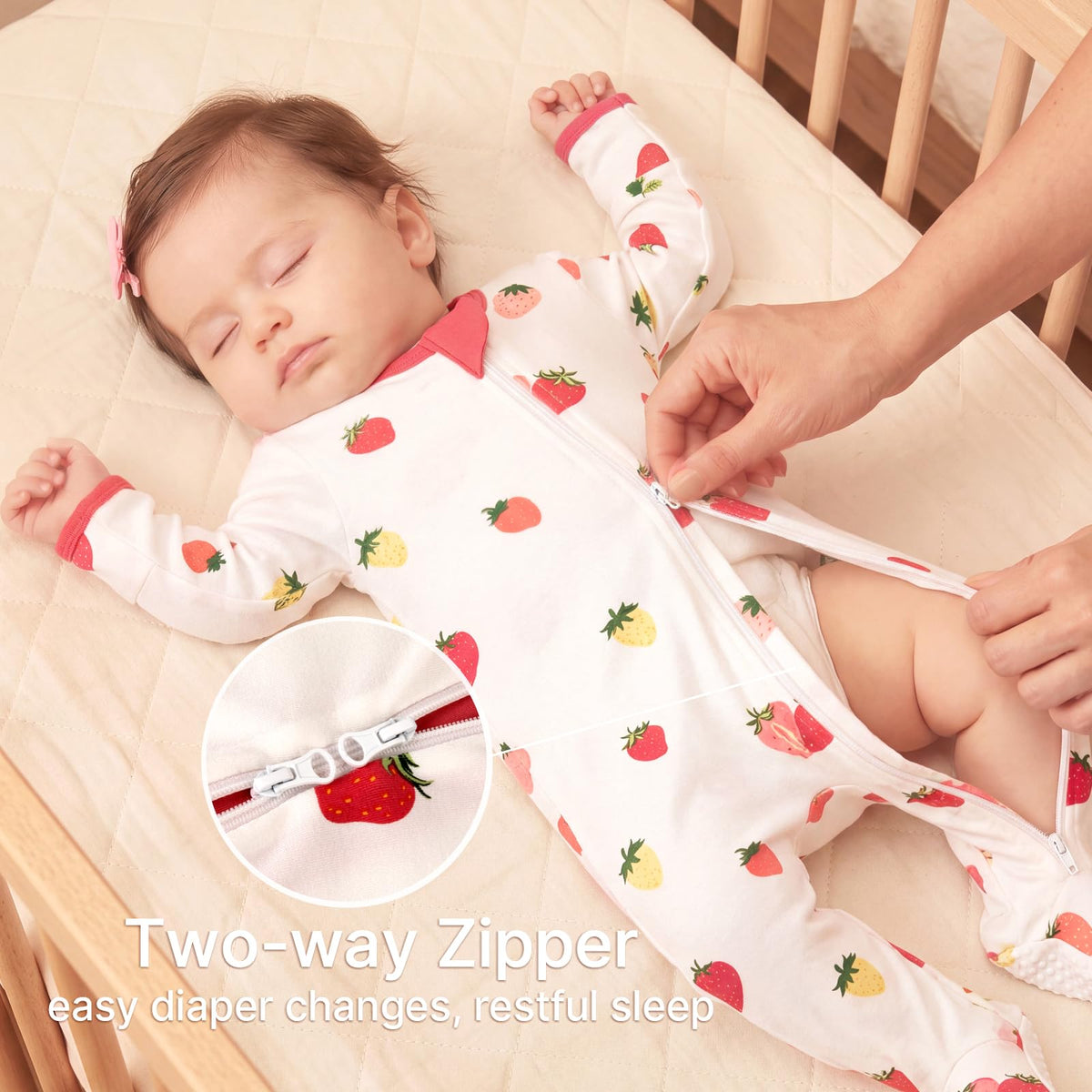 Rayon Made From Bamboo Baby Pajamas Long Sleeve