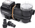 3/4 HP Above Ground Pool Pump with Timer, 3120 GPH 115V Self-Priming Sand Filter Pump Replacement with Filter Basket