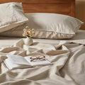 100% Organic Linen Sheets Bed Sheets Natural French Flax 4 Pcs