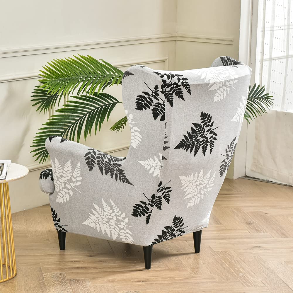 Wing Chair slipcovers for armchairs Printed wingback Armchair Covers Wing Chair Covers 2 Piece Wing Back Armchair