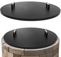Fire Pit Lid Round 34"w/Handles, Firepit Cover, All-season Protective