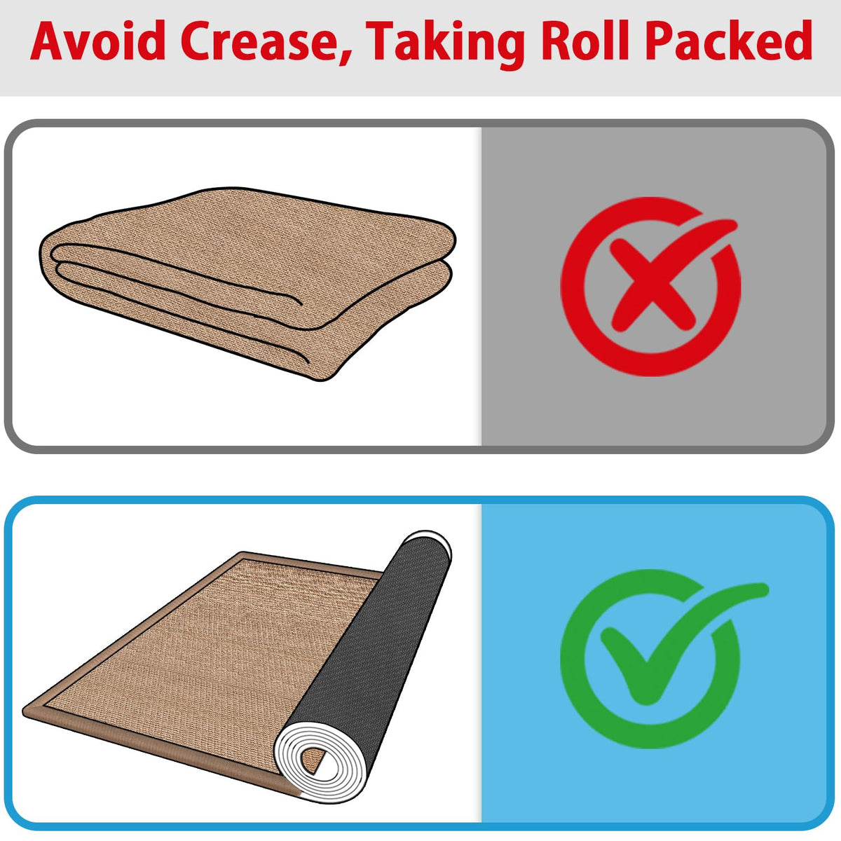 15ft Natural Jute Hallway Runner Rug Non Slip Washable, Rubber Backed Long Indoor Entryway Runner, Absorbent Kitchen