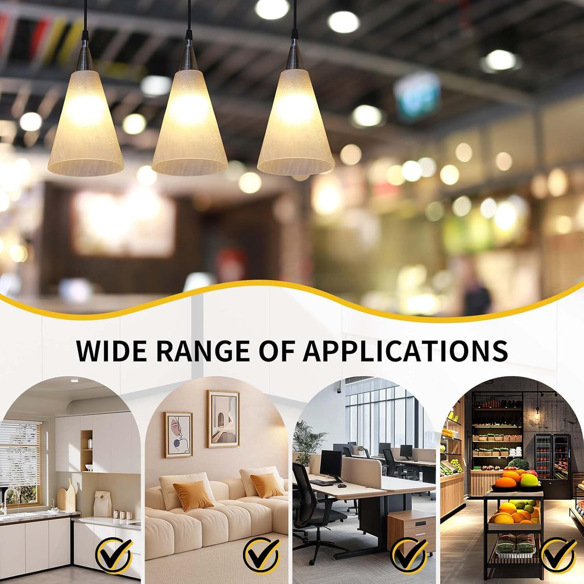 4 Pcs 13W 120v 60Hz GU24 CFL LED Light Bulbs 2 Prong Base T3 3500K