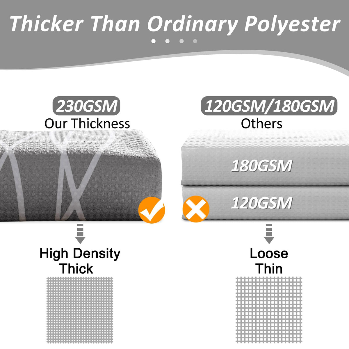78 inch Long Shower Curtain Grey Shower Curtains with Liner Ombre Curtains Waffle Drape with Snap in Liner White and