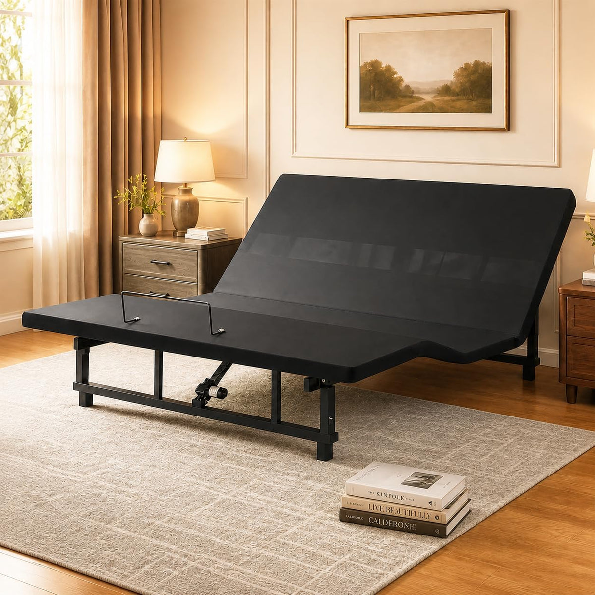 King Adjustable Bed Frame with Zero Gravity Wireless Remote, Easy Assembly