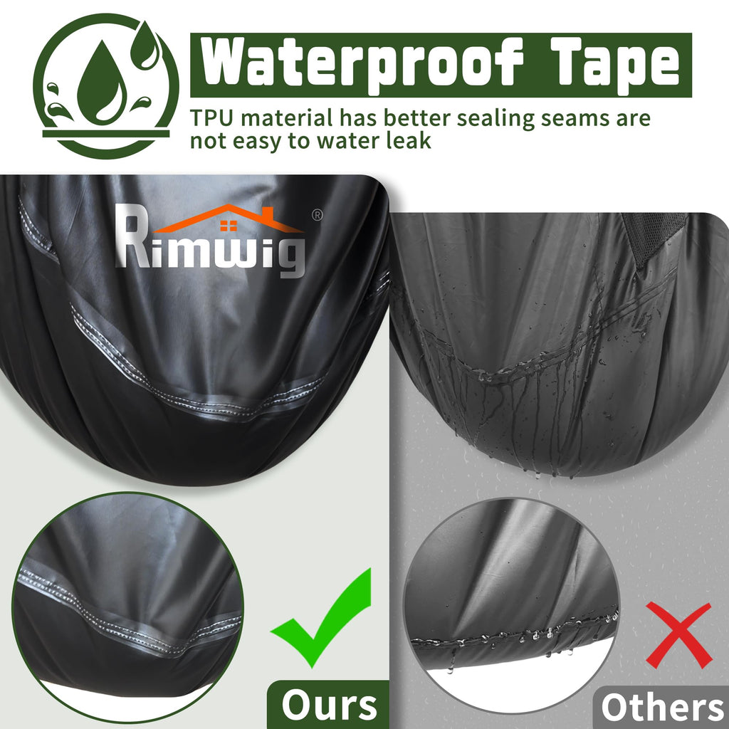 2 Pack Outdoor Furniture Swivel Cover Waterproof