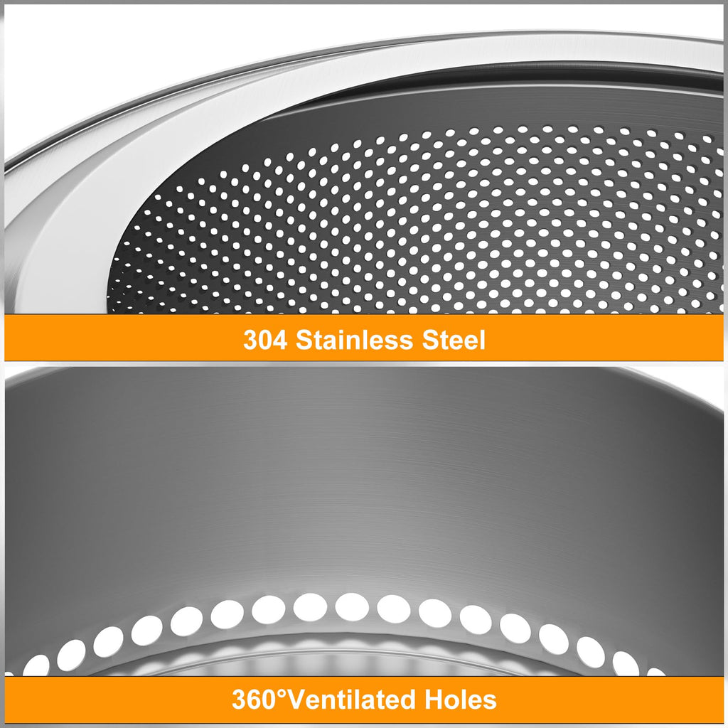20 Inch Stainless smokeless firepit for Outside Wood Burning Stove