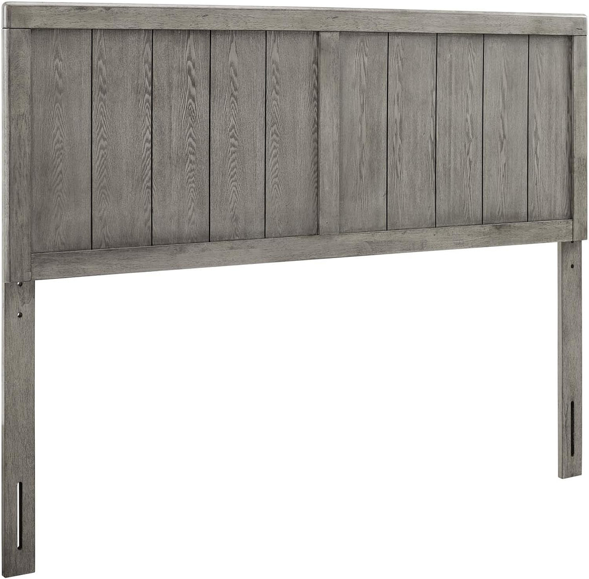 King Wood Headboard, Gray